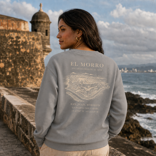El Morro Back Reveal on a female model